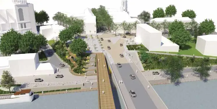 Aménagement Belvédère Fluvial Mantes-la-Jolie – Étude Structure et Charpente Métallique